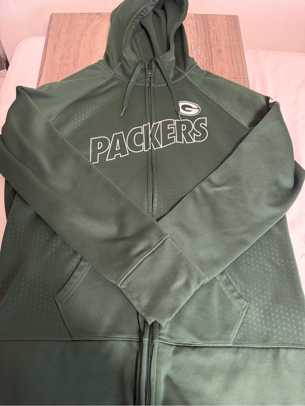 NWOT Nike Green Bay Packers NFL Therma-FIT Full Zip Hoodie – Size XL
